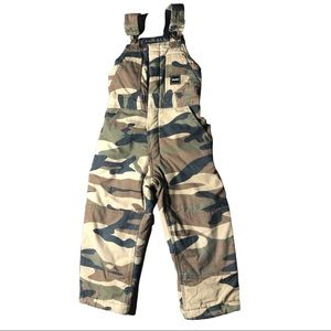 Bib Camo Insulated Overall - Wells Size 6/7